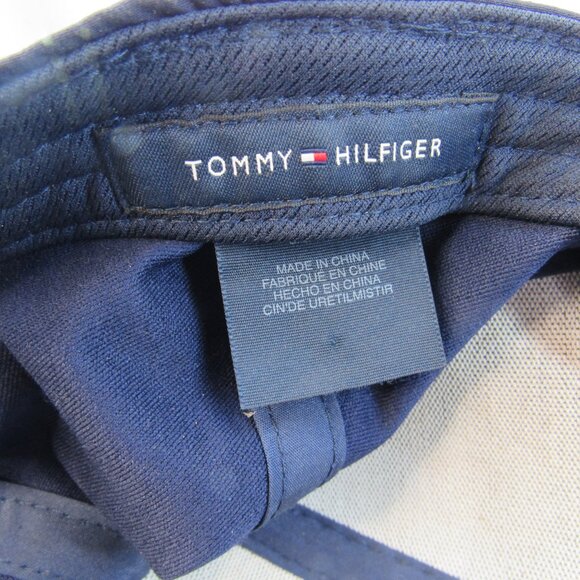 Tommy Hilfiger Logo Navy Blue Men's Adjustable Strap Back Cap Hat - Picture 10 of 10